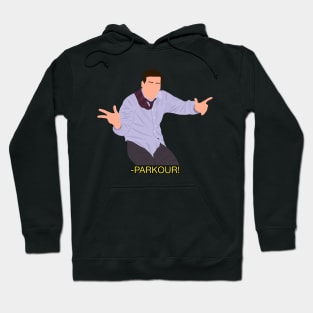 Office Michael Scott Parkour Meme Fan Art Hoodie